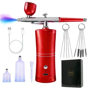 Airbrush Machine Spray Makeup Nail Art Air Brush Kit Spray Paint Gun Hydrating Machine