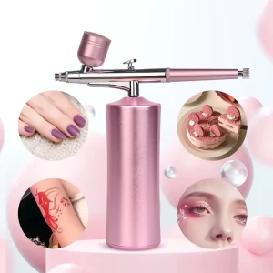 Airbrush Nail With Compressor USB Recharge Portable Air Brush Nails for Nail Art Paint Painting Crafts Airbrush Compressor Kit
