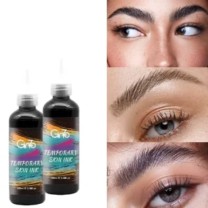 Airbrush Paint for Artists Eyebrow Makeup Hair Ink & Body Paint Tattoo Ink Spray Colors