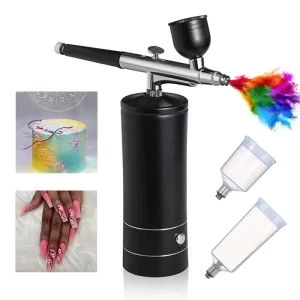 Airbrush Set with Compressor USB Charging 0.3mm Nozzle for Painting Tattooing Manicure Makeup and Model Coloring