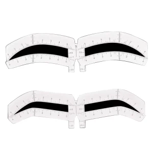 Airbrush Sticker Stencil Brow Guide Position Eyebrow Shaping Tools Microblading Diy Brow Shape Tape Eyebrow Auxiliary Sticker