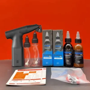 Airbrush Tattoo Ink Mineral Water Resistant Hair Enhancer Beard Liner Spray for Thicker Fuller Hair