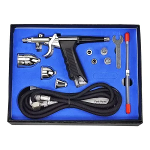 Airbrush for Car Home Woodworking Nail Art & Cake Decoration Projects Gravity Feed Copper & ABS Material Portable