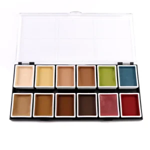 Alcohol Activated FX Makeup Face Paint Palette Skin and Base Colors