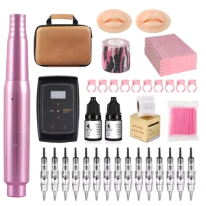 All In One Beauty Salon Tattoo Machine Set for Hair Eyebrow Lip Bleaching Embroidery Multi Functional Lip Tattoo Instrument