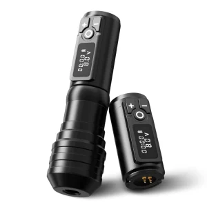 Ambition Flash 2400mAh Coreless Motor 3.5mm Stroke Wireless Tattoo Pen Machine with 32mm/42mm Grip