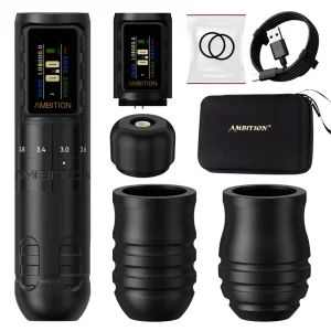 Ambition Paco Coreless Motor 2.2-4.2mm Adjustable Stroke Wireless Tattoo Pen Machine for Artist Body Art