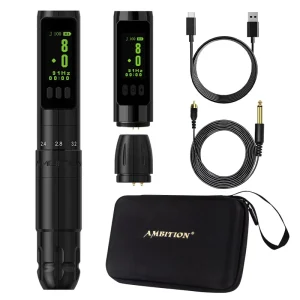 Ambition Sally 2.0 3.5mm Adjustable Stroke SMP Wireless Eyebrow Tattoo PMU Permanent Makeup Pen Machine for Eyeliner Lips