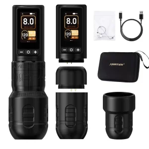 Ambition Soldier 270 2400mAh Brushless Motor 4.0mm 4.5mm Stroke Professional Wireless Rotary Tattoo Pen Gun Machine for Body Art