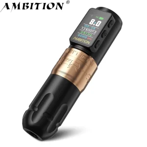 Ambition Soldier 270S High Torque Brushless Motor Direct Drive Tattoo Gun Wireless Tattoo Machine Pen with 5.0mm/4.5mm Stroke