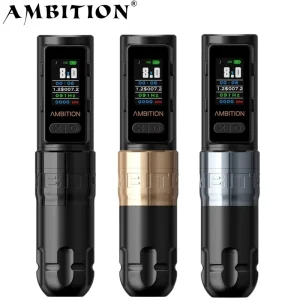 Ambition Soldier Max 2400mAh Double Bearing Professional Direct Drive Wireless Tattoo Pen Machine Gun for Artists Body Art
