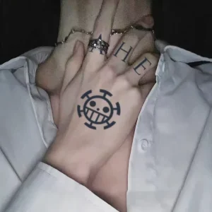 Arm Tribal Sleeve Hand Tattoos Waterproof Long Lasting Semi Permanent Temporary Stickers Skull Design