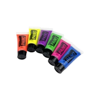 Art Body Paint Glow in Dark Face & Body Paint 6 Colors Fluorescent Face Painting for Party Halloween