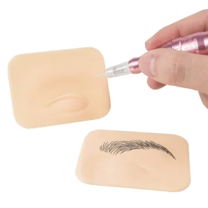 Artificial Microblading Supply Silicone Eyebrows Template Pad for Permanent Makeup Tattoo Training