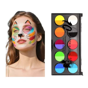 Assorted 20 Color Water Soluble Halloween Makeup Body Face Painting Cosmetic Body Art Face Paint