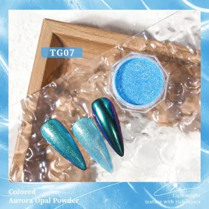 Aurora Chrome Mirror Pigment for Epoxy Resin DIY Crafts and Soap Making Non-toxic Shimmer Powder