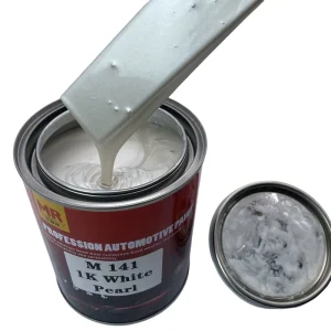 Auto Paint 1K White Pearl Color Car Paint 1k 2k Base Coat