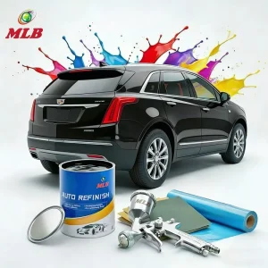 Auto Refinish Car Body Repair Paint High Gloss 1K 2K Acrylic Automotive Refinish Coating Spray Coating Scratch Resistant