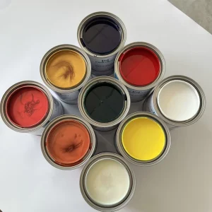 Automotive high gloss acrylic 2K basecoat primer liquid coating spray paint for car refinish