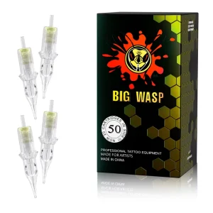 BIGWASP Disposable Tattoo Cartridge Needles 20 PCS Box EO Gas Sterilized Essential for Professional Use