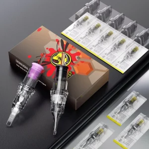 Disposable Transparent Cartridges 314 Stainless Steel Effortless Ink Flow Tattoo Needles for Body Art