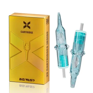 BIGWASP X 20PCS box RL RS M1 RM Blue Save and Convenient Tattoo Cartridge Needle for Body Art
