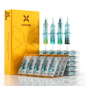 BIGWASP X Blue Tattoo Cartridge Needles 20PCS BOX 316L Stainless Steel EO Sterilized Anti Backflow Tattoo Needles