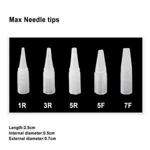 BL Tattoo Needle Tips Disposable Eyebrow Tattoo Needles Cap for Permanent Makeup Microblading Tattoo Accessories