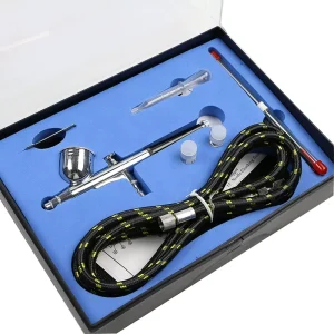 BT-130K Premium Professional Copper Double Action Airbrush Pen Gun Kit Gravity Feed 7CC Eco Friendly Painting Modeling
