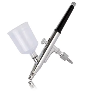 BT-131 Eco-Friendly Copper Cake Decorating Airbrush Kit Dual Action Gravity Feed 20/40CC Cup Capacity 0.2-0.5mm Nozzle for