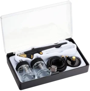 BT-138 Professional Body Art & Nails Airbrush Kit Cosmetic Aerograph Painting Set with Copper Material