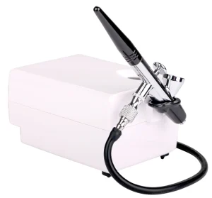 BT 16 Professional Single Action Airbrush Kit Mini Rechargeable Air Compressor Copper Spray Gun for Makeup Cake Decorating Art