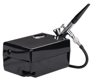 BT-16 Single Action Aerograph Airbrush Kit Mini Rechargeable Compressor for Makeup Nails Art Painting Made Copper