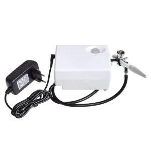BT 16 Single Action Airbrush Kit 0.2mm Nozzle 3 Speed Adjustable CE Certified Eco Friendly for Professional Cake Airbrush Paint