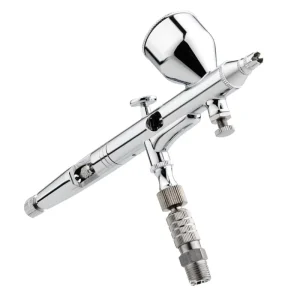 BT 180K Dual Action Copper Airbrush Kit with Gravity Feed and Hose for Art Nail Craft Tattoo Makeup Modeling Eco Friendly