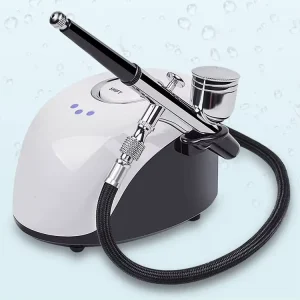 BT 19 Eco Friendly Copper Dual Action Airbrush Air Compressor Kit for Makeup Cake Tattoo Nail Gravity Feed