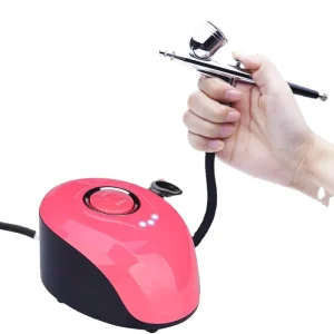 BT-19 Professional Airbrush Kit: Cake Decoration Nail Painting Body Art Tanning Spray Multi-functional Machine