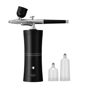 Baber Airbrush Eyebrow Sticker Airbrush Nail Art Airbrush Kit Spray Gun With Compressor Nail Painting