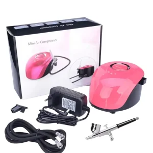 Barber Tattoos Airbrush Kit With Compressor Paint Pen Airbrush Beauty Cake Decorating Tanning Temporary Machine for Nail Art
