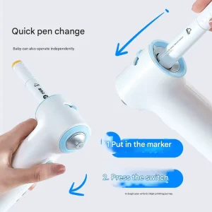 Battery-Operated Airbrush Marker for Figure Model Painting