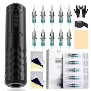 Battery Tattoo Pen Kit for Beauty Professional Tattoo Machine Sets Wireless Permanent Makeup Equipment Kits