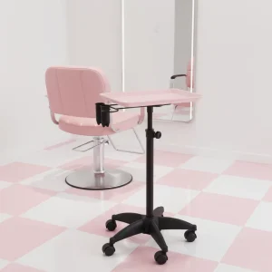 Beauty Salon Trolley Pink Hair Extension Tatto Tray Height Adjustable Coloring Hairdresser Station Barber Rolling Cart
