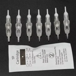 Beauty Tattoo Needle Cartridge 10U 12p Nano MTS Disposable Sterilized Safety Screw PMU Cartridge Needles for Permanent Makeup
