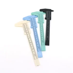 Beauty Tool Plastic Eyebrow Measuring Vernier Caliper Tattoo Microblading Caliper Ruler for Permanent Makeup Measurement
