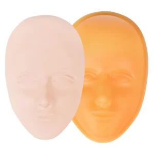 Beginner Friendly 3D Embroidery Practice Skin Base Silicone Human Face Skin Eyebrow Permanent Makeup Accessories