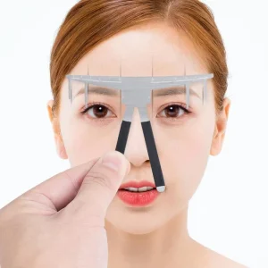 Bendable Deformation Precise Positioning Tattoo Accessories Metal Permanent Makeup Ruler For Eyebrow