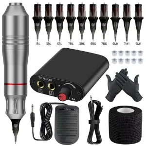 Best Quality Professional Tattoo Machine Set Full Complete Wireless Tattoo Machine Kit