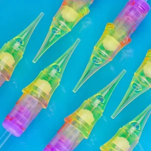 Best Selling for Disposable Stainless Steel Cartridge Needles Permanent Makeup Tattoo Machine 1RL 3RL EO Gas Sterilized