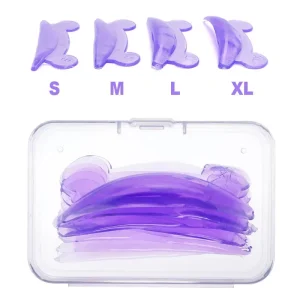 Bestar 4 Pairs Reusable Silicone Gel Lamination Pad Eyelash Lifting Kit 3D Curler Perm Rods Accessories Semi-Permanent