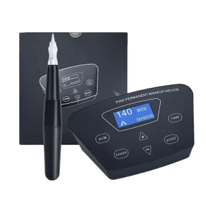 Biomaser P300 Permanent Makeup Machine Kit Tattoo Power Supply Eyebrow Tattoo Supply Black Pearl Machine